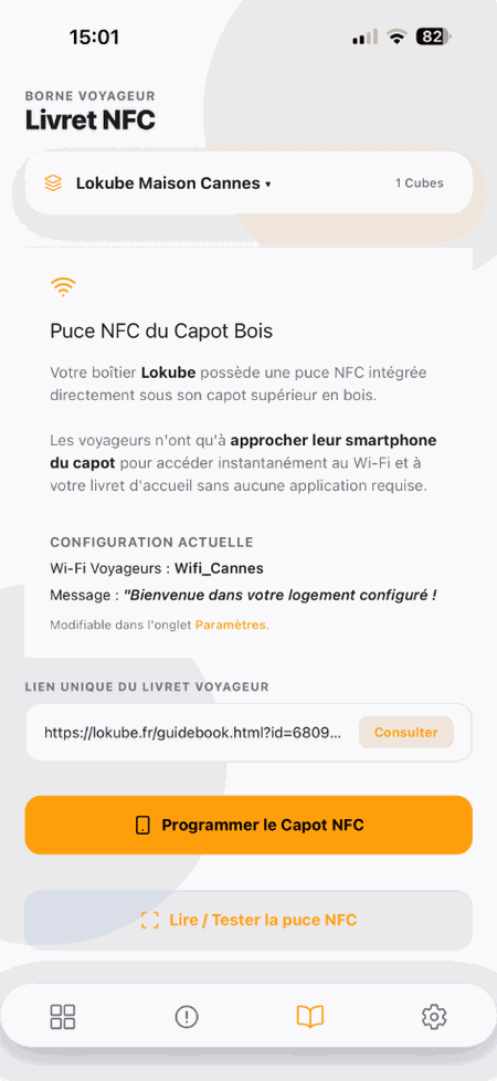 Guide de bienvenue NFC